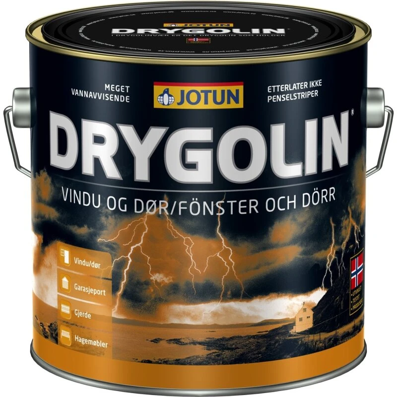 Jotun Drygolin Vindues- og Dørmaling, Blank 50-80