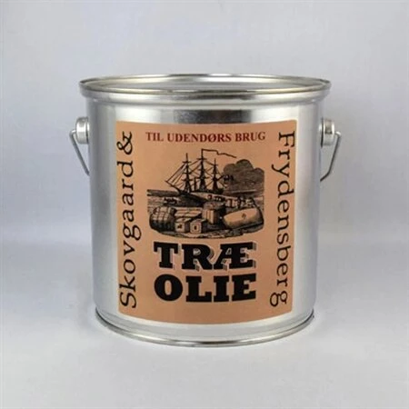 S&F Træolie Udvendig 2,5 L – Grå