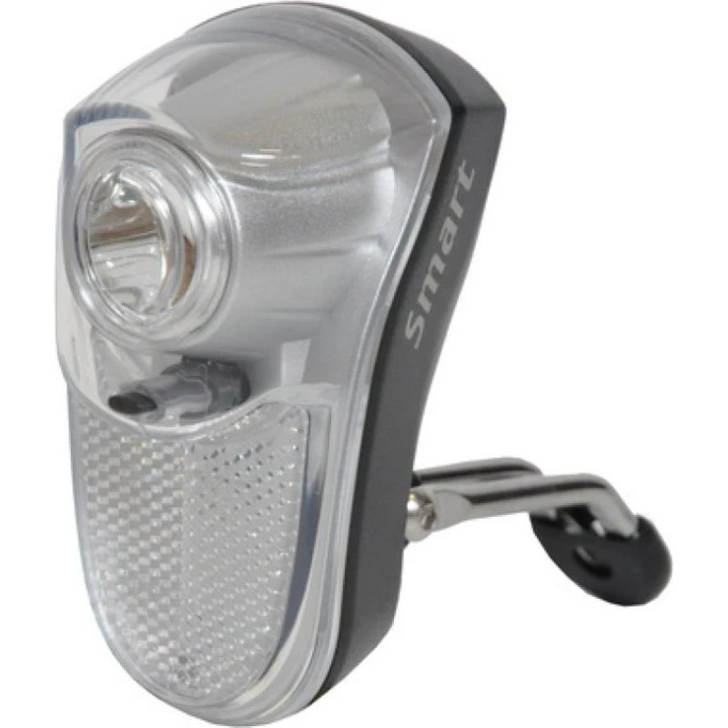 Smart forlygte 0,5W med refleks og fastmontering