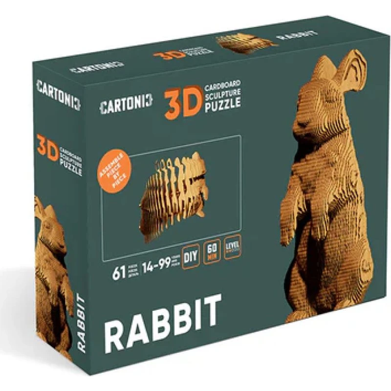 Cartonic 3D Puzzle Rabbit - 3D puslespil (kanin)