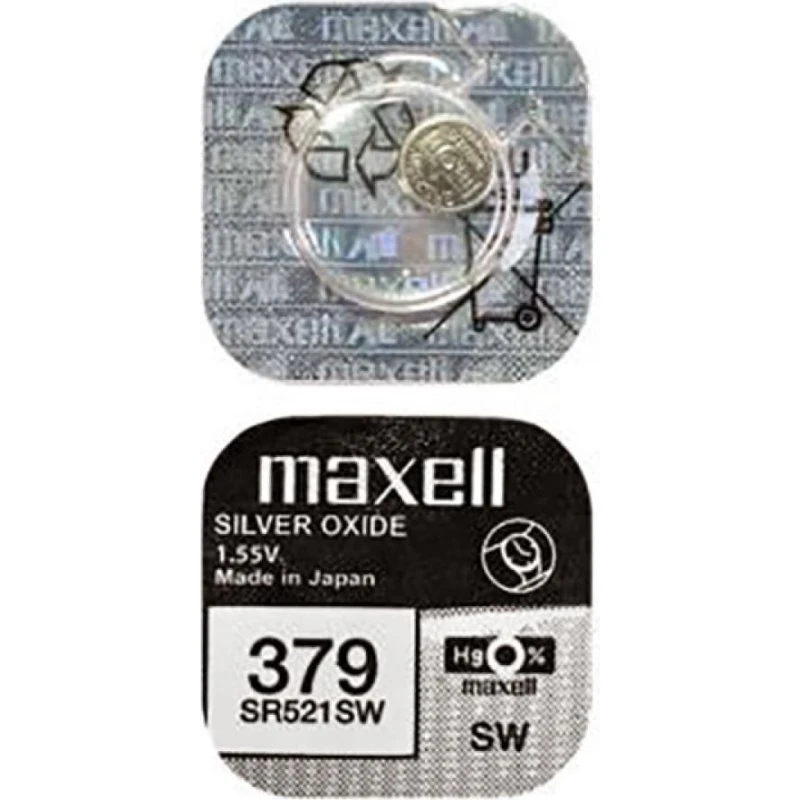 Maxell SR521SW (AG2) 1,55V knapcelle 16mAh