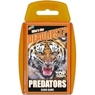 Top Trumps Predators – Rovdyrkortspil (6+)