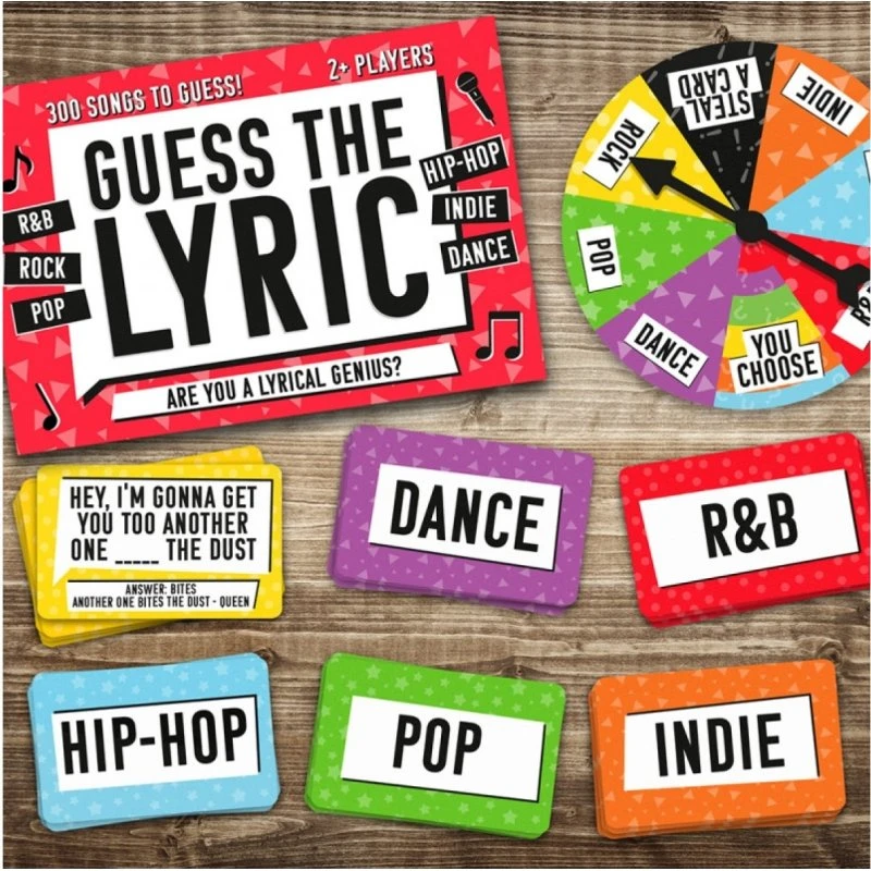 Guess The Lyric – Musikquiz Spil (Gift Republic)