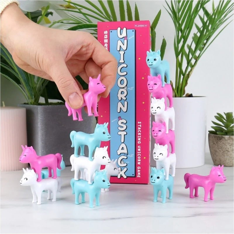 Gift Republic Unicorn Stack - Balancespil for børn & voksne