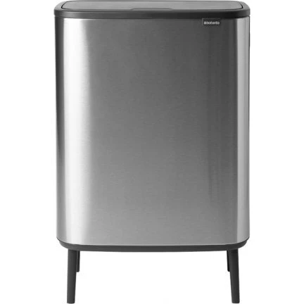 Brabantia Bo Touch 2x30 L affaldsspand, mat stål