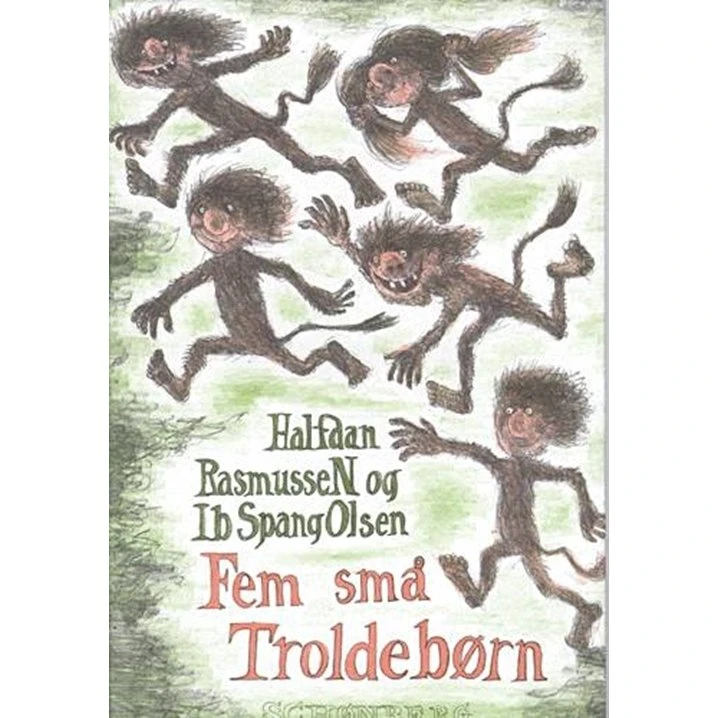 Fem små troldebørn – Billedbog af Halfdan Rasmussen