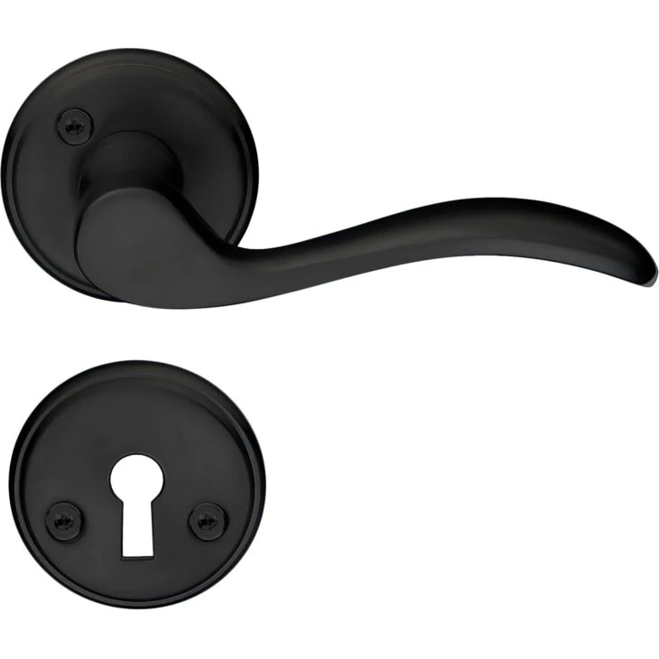 Beslagsboden Basic Romantic dørhåndtag mat sort 108 mm