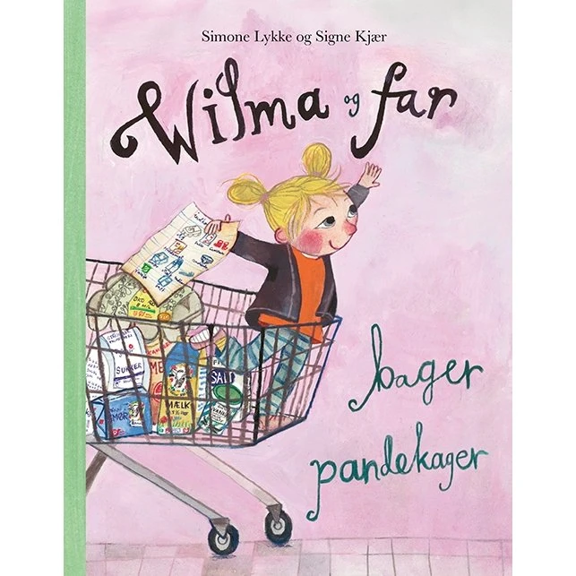 Wilma og far bager pandekager - billedbog
