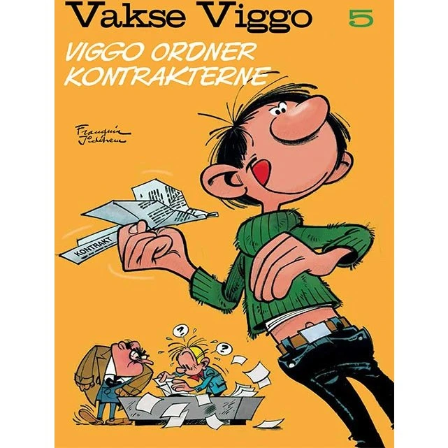 Vakse Viggo 5: Viggo ordner kontrakterne – Franquin