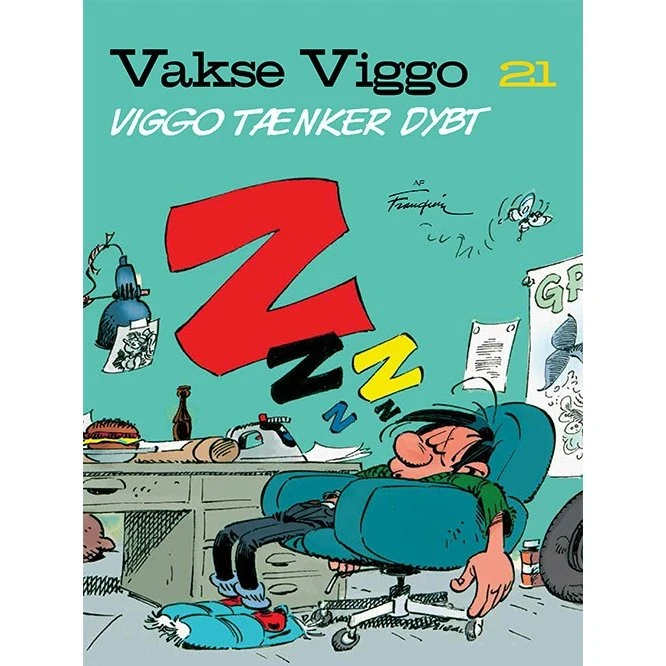 Vakse Viggo 21 – Viggo tænker dybt (Franquin)