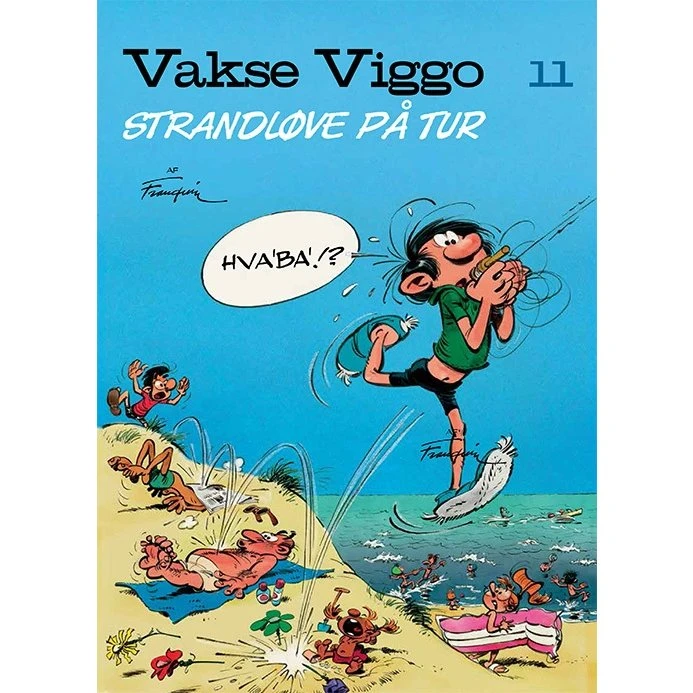 Vakse Viggo 11: Strandløve på tur - Franquin