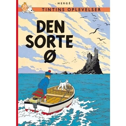 Tintin: Den sorte ø – softcover