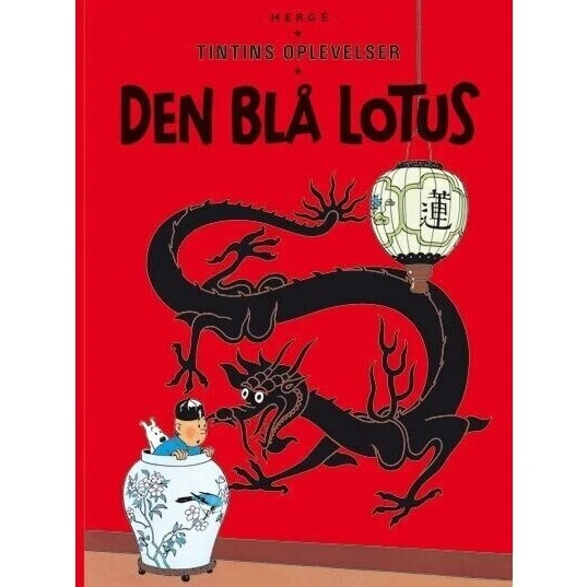 Tintin: Den Blå Lotus – Hergé (softcover)