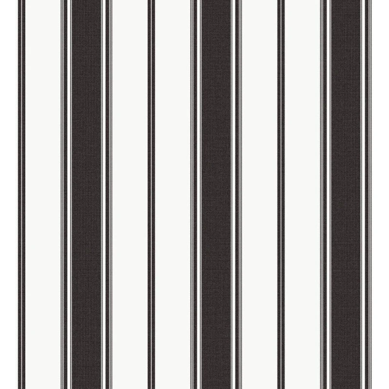 Galerie G68061 Heritage Stripe Black 10 m x 53 cm