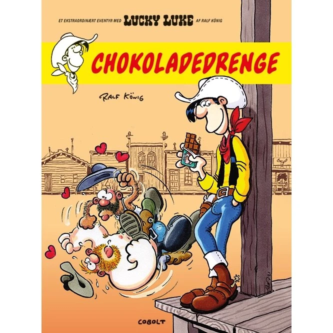 Lucky Luke: Chokoladedrenge – Ralf König (Bog)