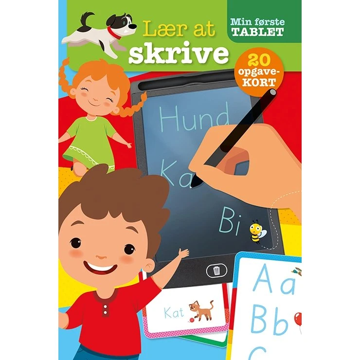 Min Første LCD-Tablet - Lær at Skrive (20 opgavekort)