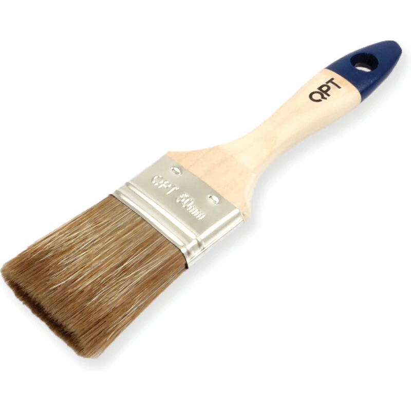 QPT Lakpensel 30 mm – træskaft, polyester/naturhår