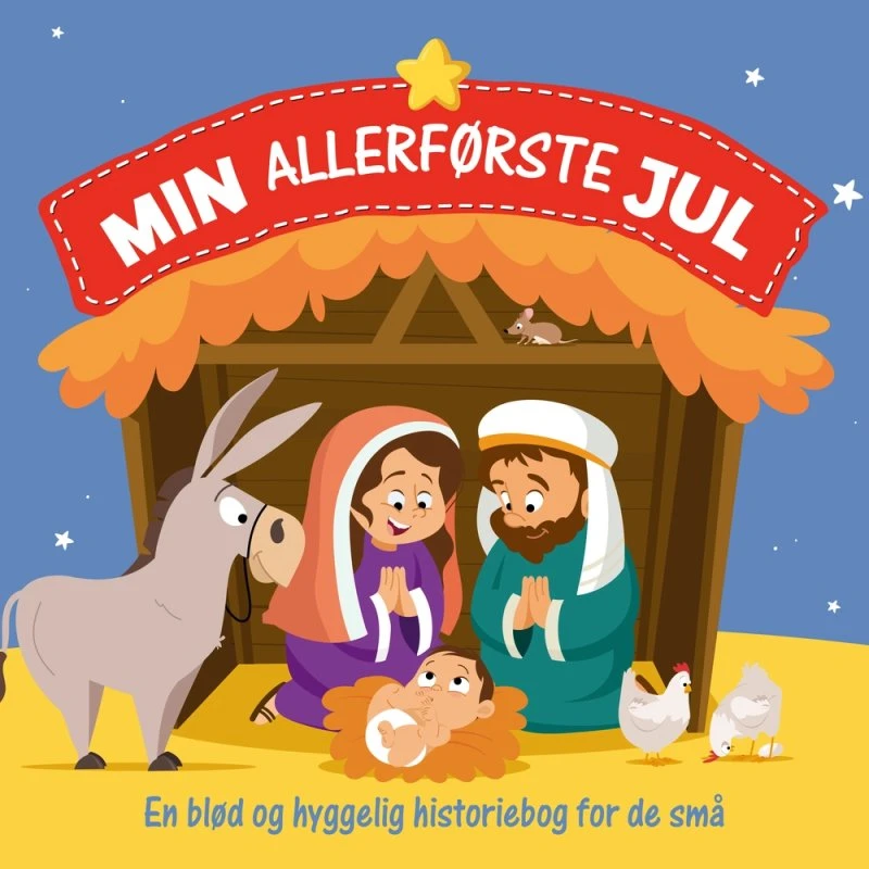 Min allerførste Jul – Stofbog til baby