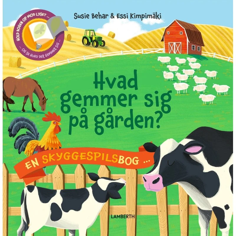 Hvad gemmer sig på gården? – skyggespilsbog
