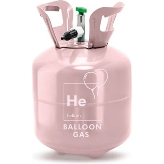 Pink heliumtank 0,15 m³ (150 L) – til ca. 20 balloner