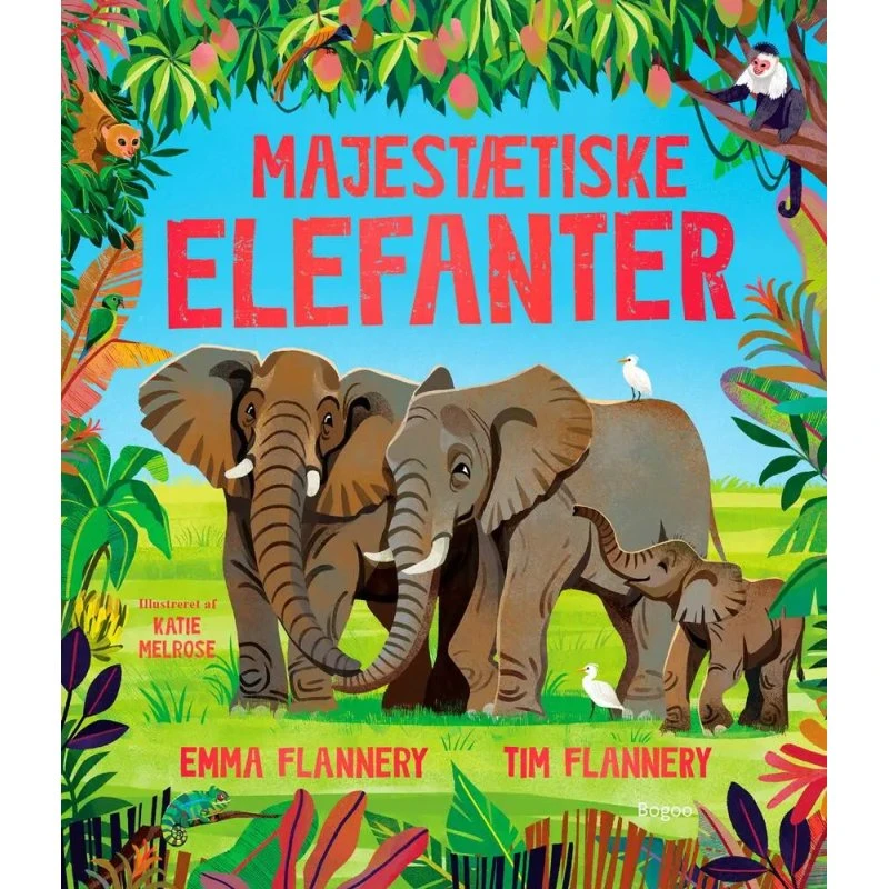 Majestætiske elefanter – billedbog af Flannery