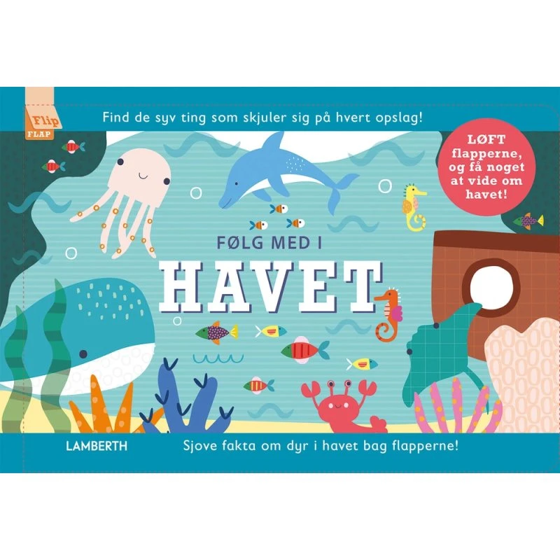 Følg med i havet – billedbog om fisk og havdyr