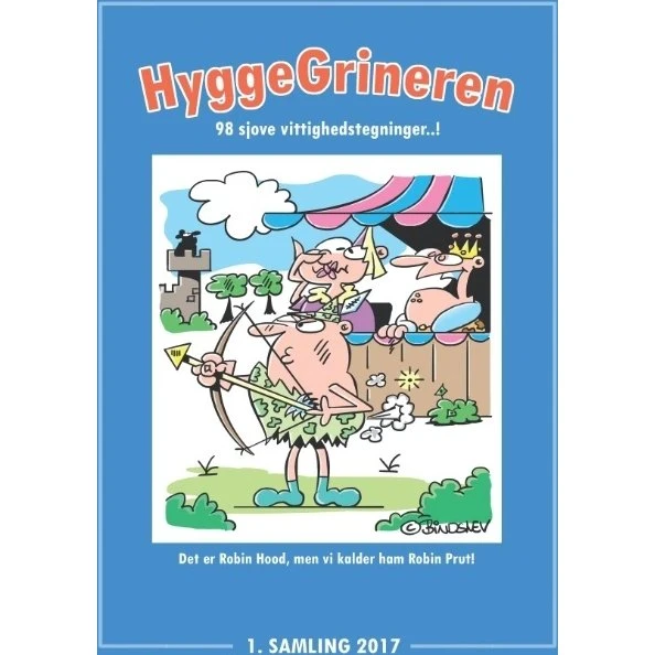 HyggeGrineren – 98 vittighedstegninger af René Bindslev
