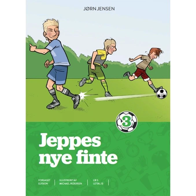 Jeppes nye finte – letlæst fodboldbog (hardback)