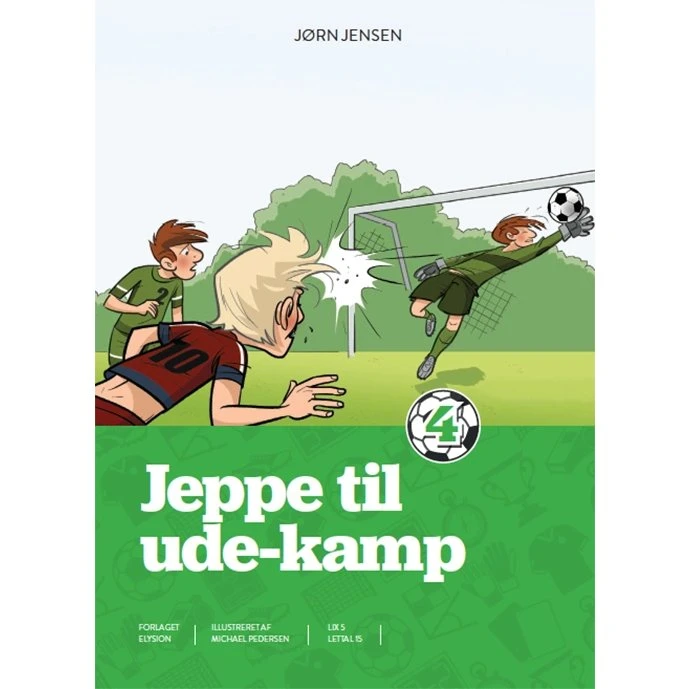 Jeppe: Ude-kamp – Letlæst fodboldbog (hardback)