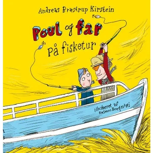 Poul og far på fisketur – børnebog