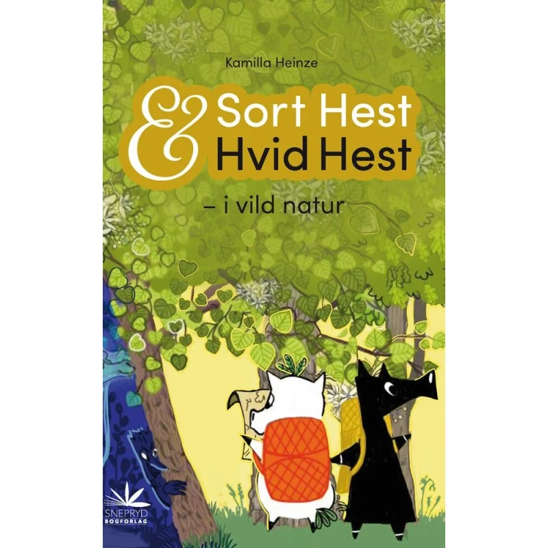 Sort Hest & Hvid Hest i vild natur – børnebog