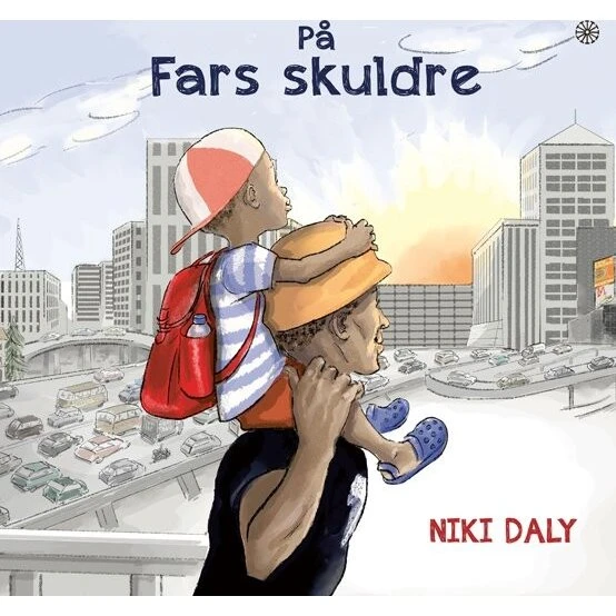 På Fars Skuldre – Niki Daly (børnebog)