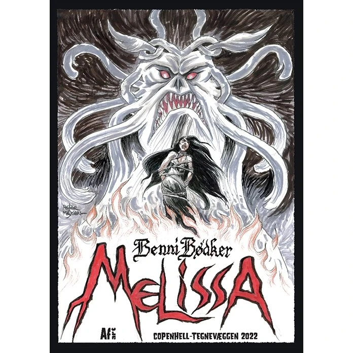 Copenhell-tegnevæggen 2022: Melisssa – Benni Bødker