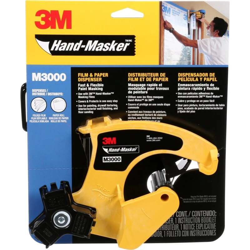 3M M3000 Hand-Masker dispenser – håndholdt film- og papirdispenser
