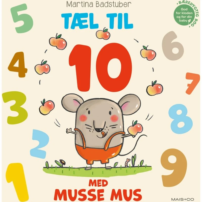 Tæl til 10 med Musse Mus - børnebog