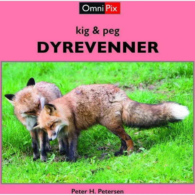 Dyrevenner – kig & peg pegebog for børn
