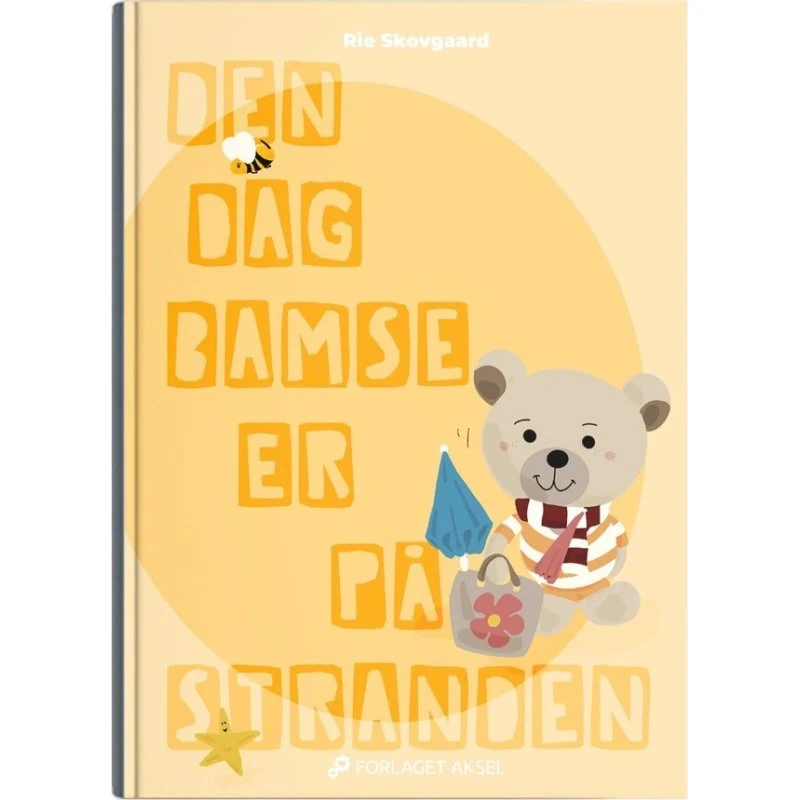 Den dag Bamse er på stranden – billedbog af Rie Skovgaard