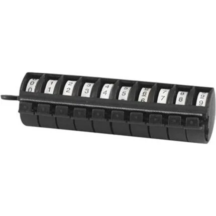 MARK-ON dispenser med tape 0-9, 10 ruller 5 mm x 2,44 m