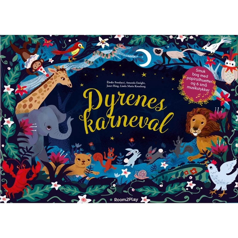 Dyrenes Karneval – børnebog med musikuddrag