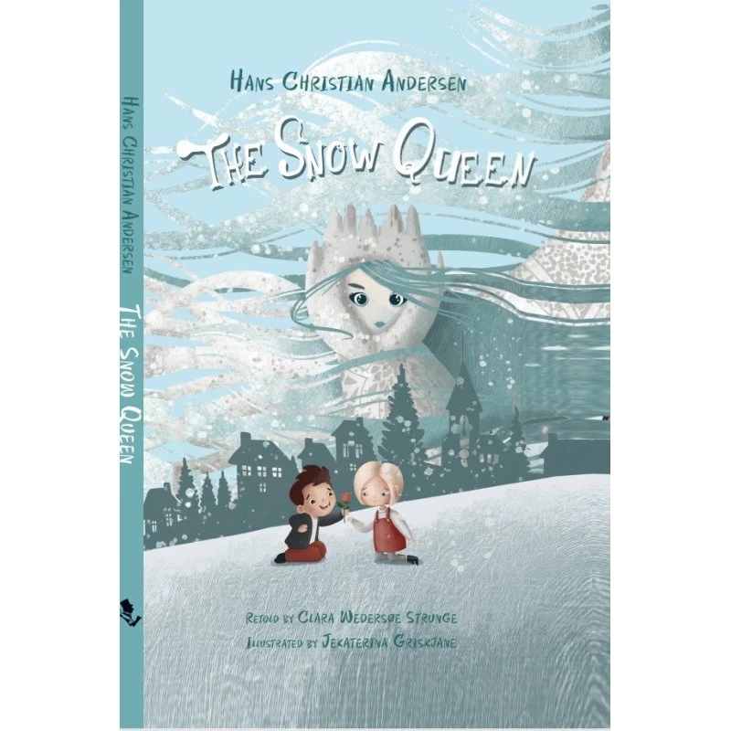 Snedronningen - Bog & Puslespil (6 brikker)