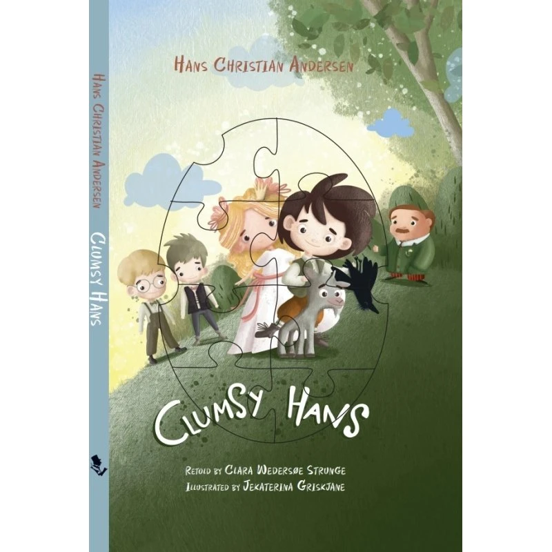 Clumsy Hans – H.C. Andersen: Bog og puslespil (engelsk)