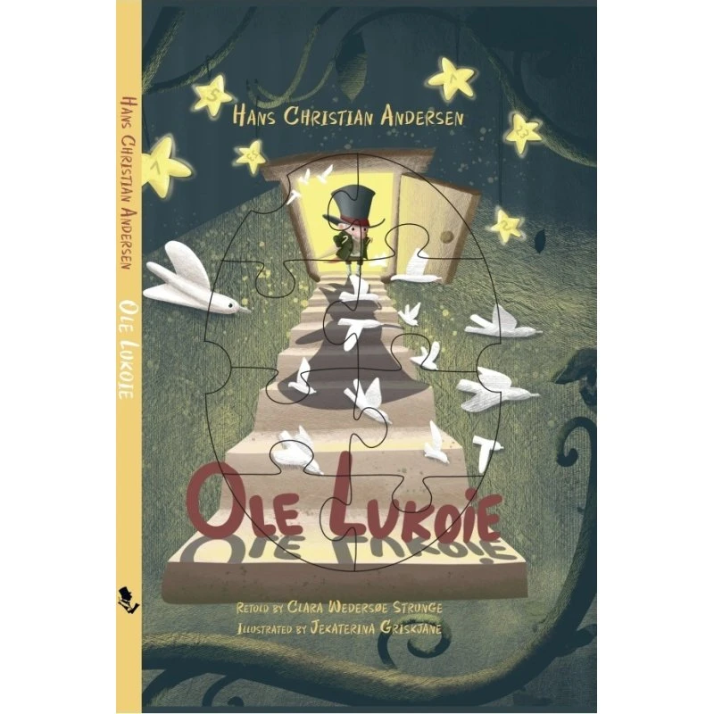 Ole Lukoie - bog med 6-brikkers puslespil (ENG)