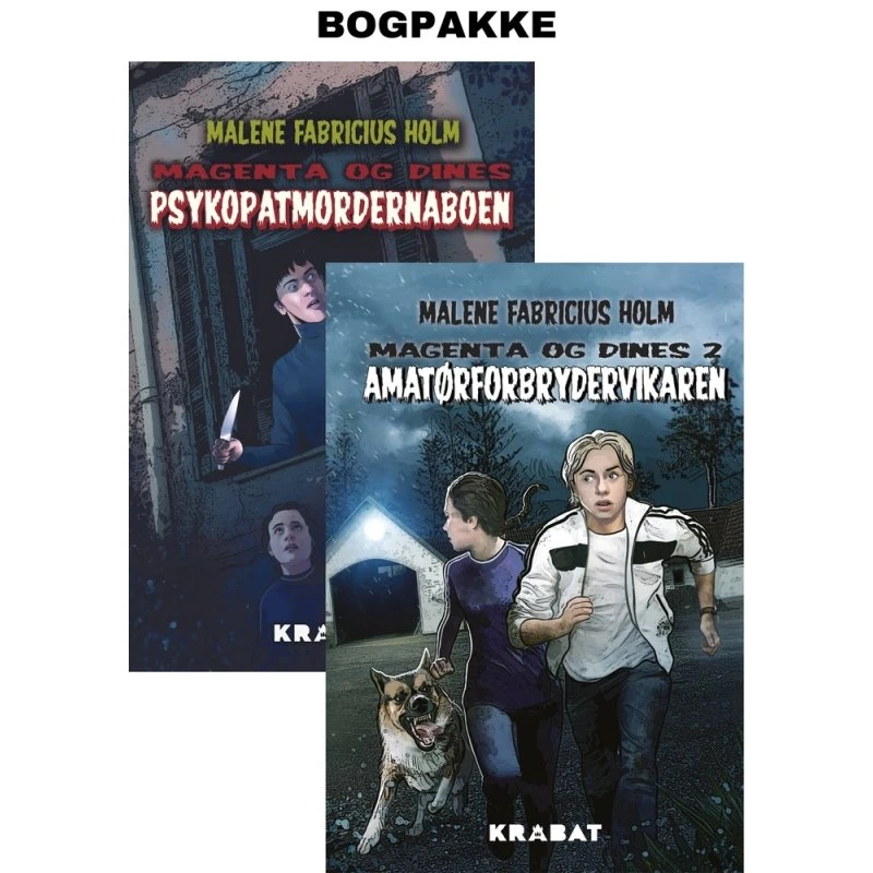 Bogpakke: Psykopatmordernaboen & Amatørforbrydervikaren
