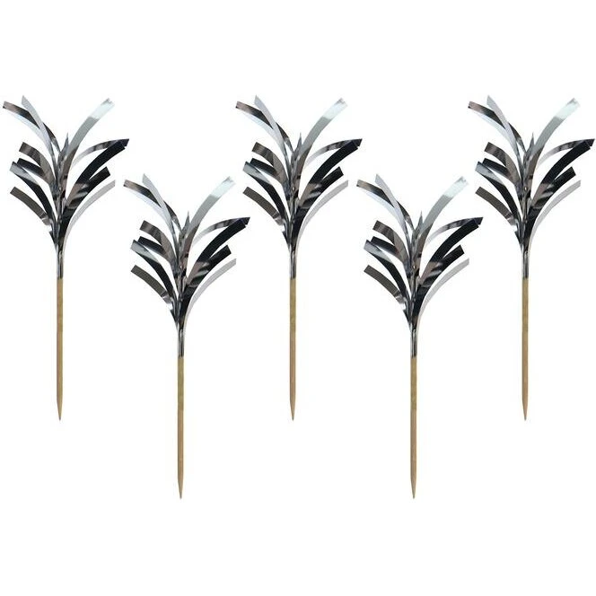 Party 620008 drinkspinde sølvfolie 20 stk, 13 cm