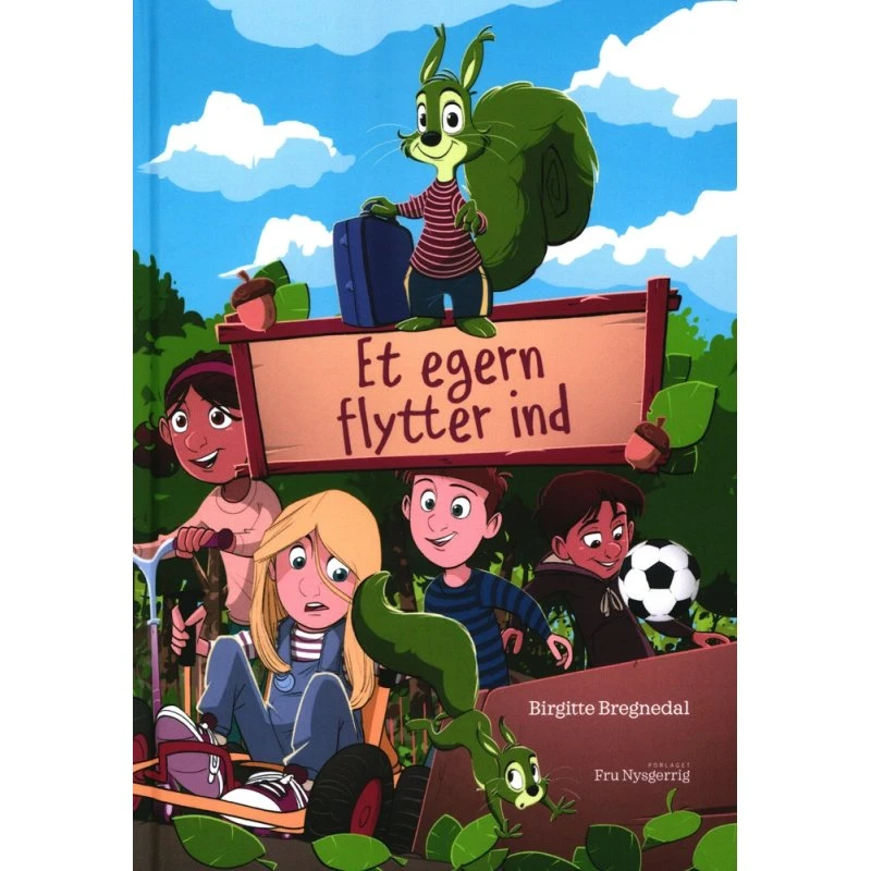 Et egern flytter ind – børnebog af Birgitte Bregnedal