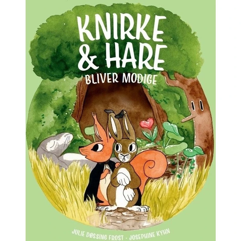 Knirke & Hare bliver modige – børnebog om døden