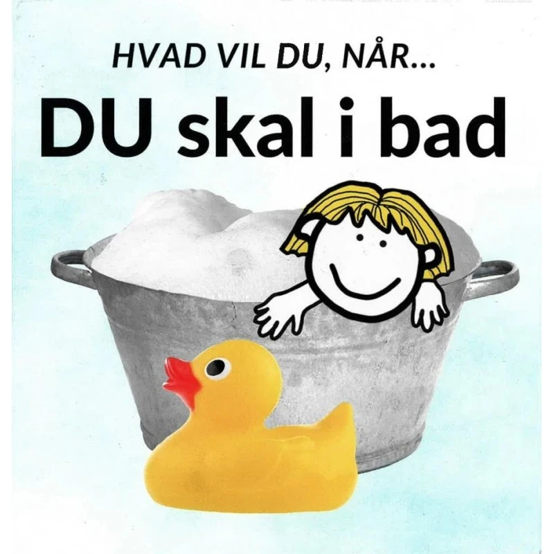 Hvad vil du, når... du skal i bad – interaktiv billedbog