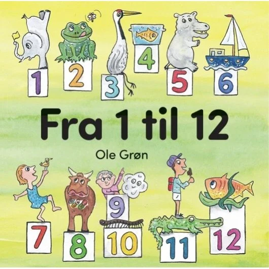 Fra 1 til 12 – Ole Grøn (Børnebog)