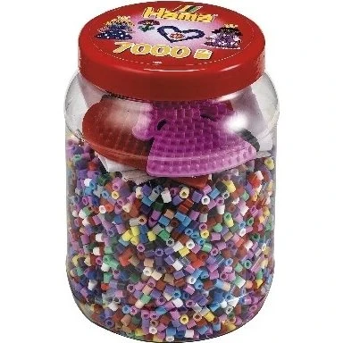 Hama Midi perlesæt 7.000 stk med 2 stiftplader