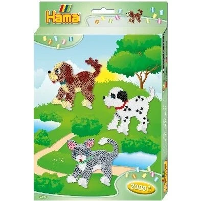Hama Midi Perlesæt – Hunde & Katte, 2.000 perler